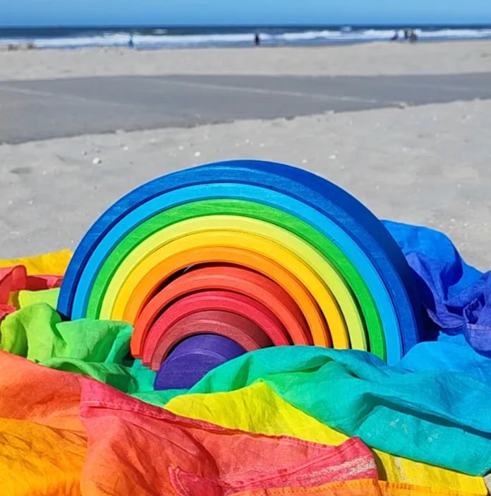 Rainbow Play Cloth 50 x 50 cm