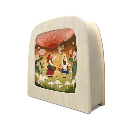 Toverlux | Tijana Draws - Fairy Sunset Silhouette