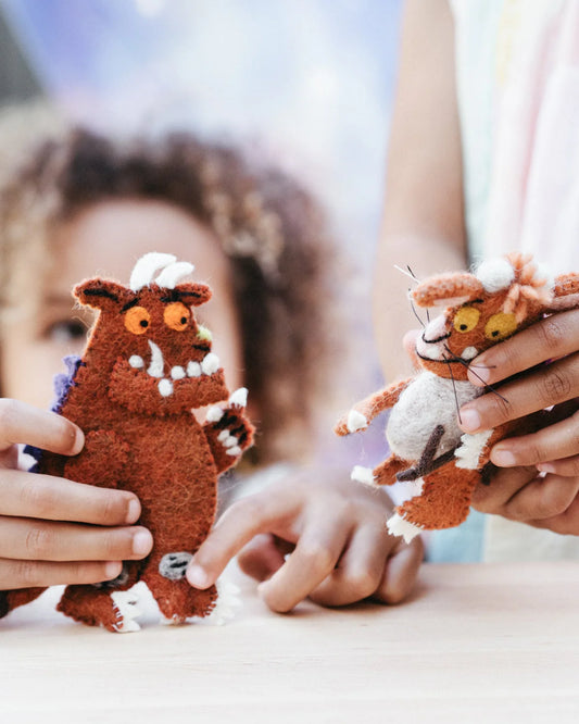 The Gruffalo's Child Felt Finger Puppets Set by Julia Donaldson and Axel Scheffler