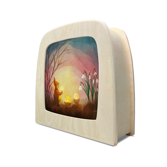 Toverlux | Vogel Geluk - Kindling Spring Silhouette