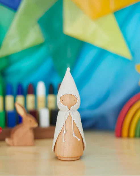 *PREORDER* Wonderheart White Wooden Gnome