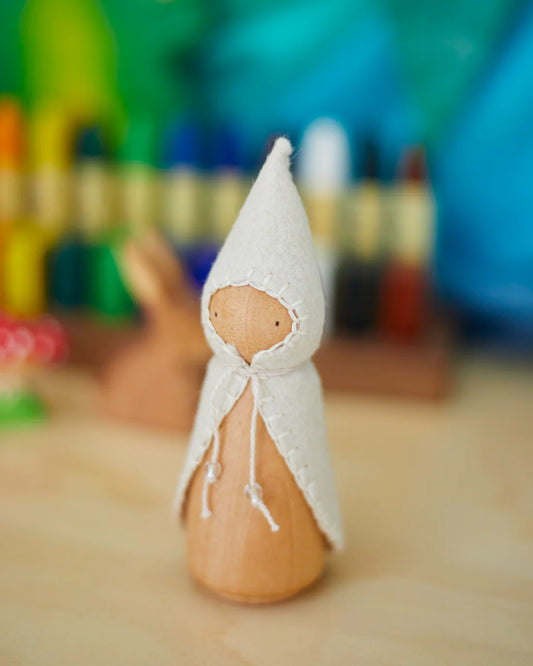 *PREORDER* Wonderheart White Wooden Gnome