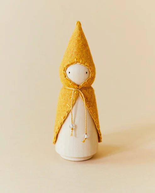 *PREORDER* Wonderheart Yellow Wooden Gnome