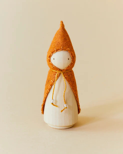 *PREORDER* Wonderheart Orange Wooden Gnome