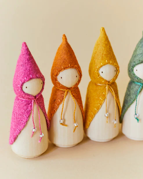 *PREORDER* Wonderheart Rainbow Wooden Gnome Set