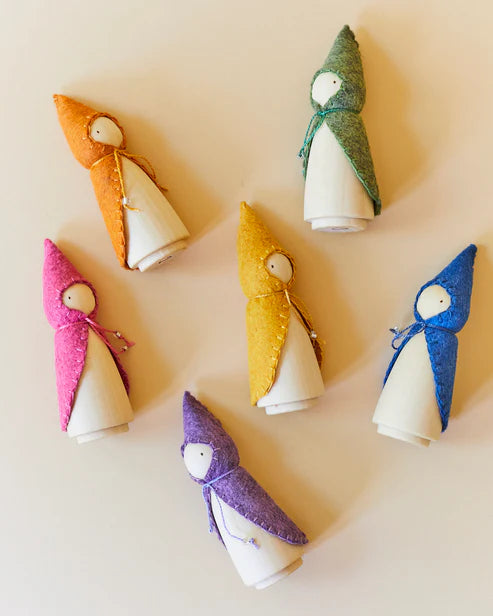 *PREORDER* Wonderheart Rainbow Wooden Gnome Set