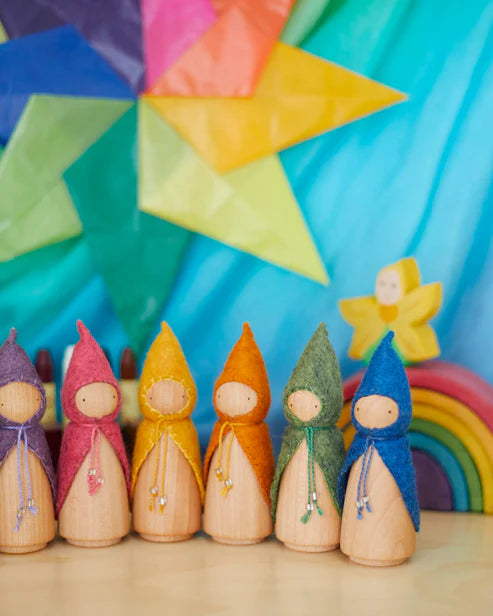 *PREORDER* Wonderheart Colours of the Week Wooden Gnome Set