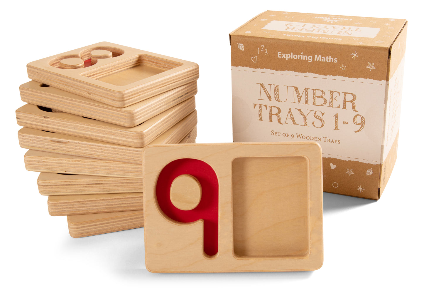 Number Trays 1-9