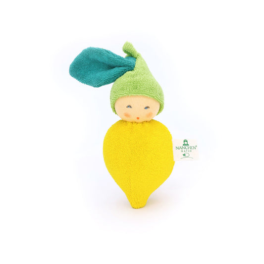 Nanchen Organic Terry Cloth Lemon Rattle