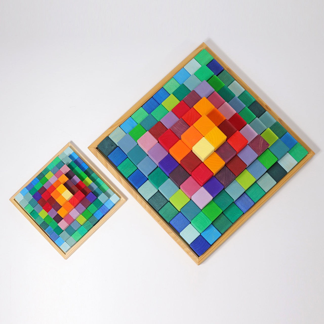 Grimm's SMALL Stepped Pyramid (2 x 2 cm) Building Set