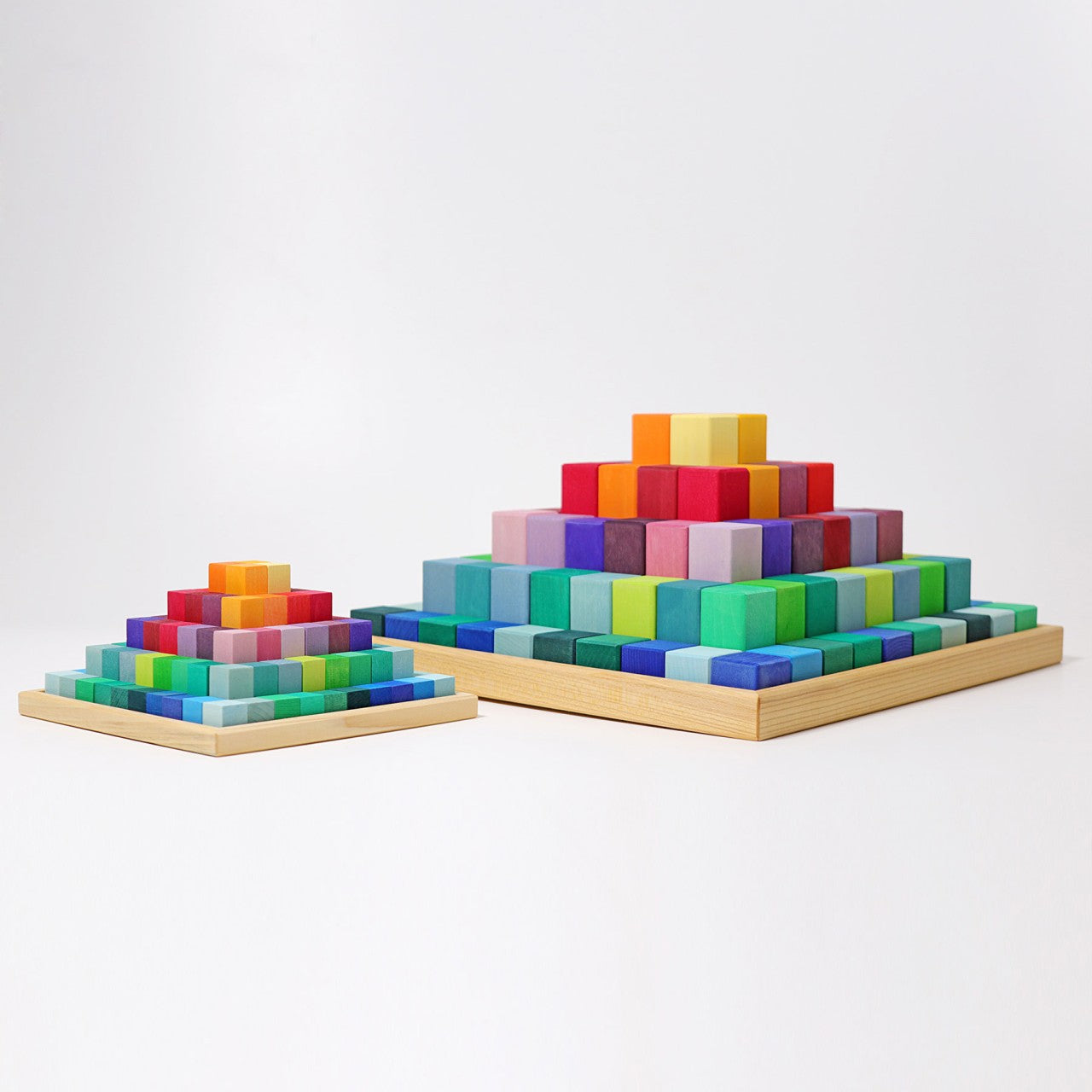 Grimm's SMALL Stepped Pyramid (2 x 2 cm) Building Set