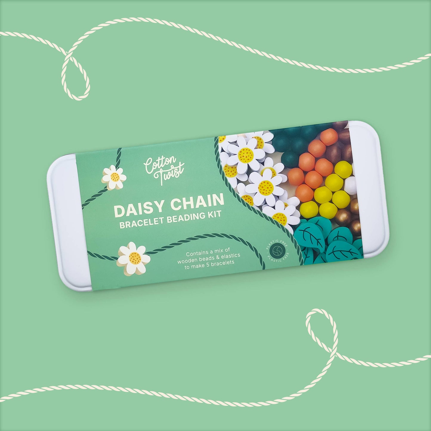 Daisy Bracelet Bead Kit (Makes 5 Bracelets)