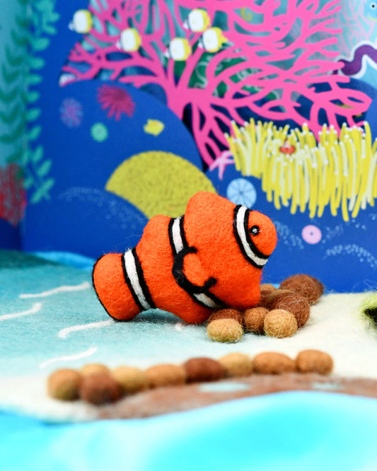 Felt Clownfish Toy (Coral Reef Fish)
