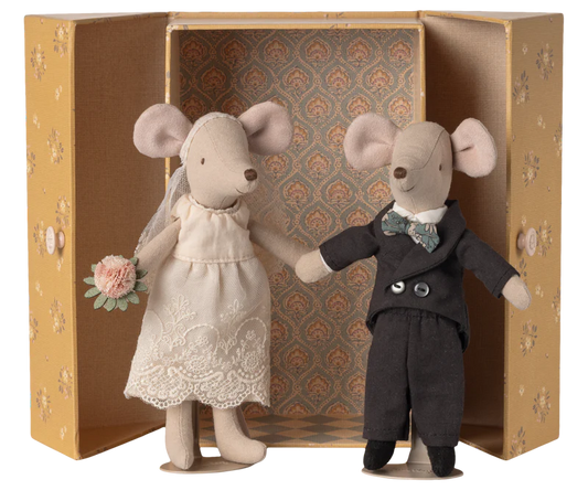 *PRESALE* (July) | Maileg Wedding mice couple in box, Mum and dad