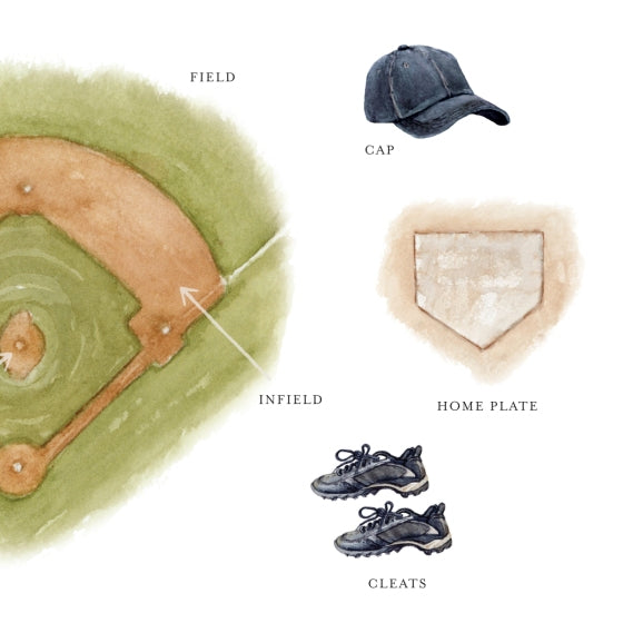 Our Big Book of Sports: A Collection of 100+ Foundational Words for Future Athletes | Boardbook
