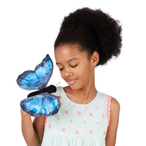 Folkmanis Puppets Blue Morpho Butterfly