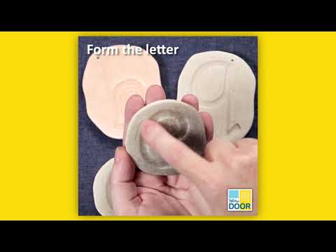 Yellow Door Feels-Write Lowercase Letter Stones