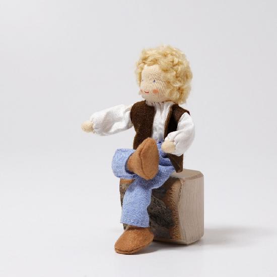 Grimm's Doll - Lime Pants Adult (Dollhouse Size)