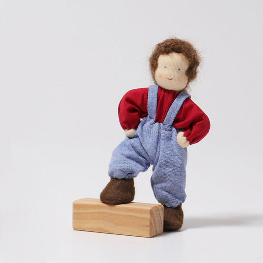 Grimm's Doll - Alder Pants Child (Dollhouse Size)