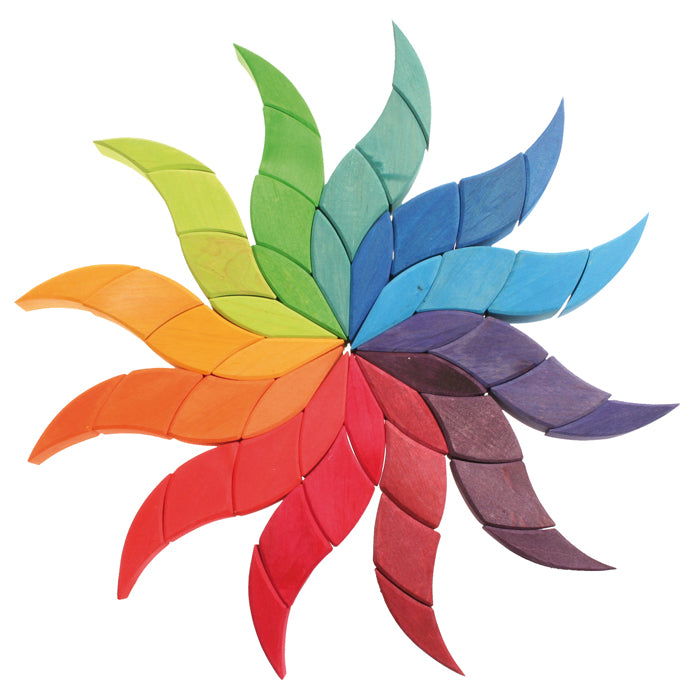 Grimm's Puzzle Coloured Spiral Large Mandala Puzzle