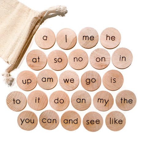 Kindergarten Sight Word Discs | set of 25
