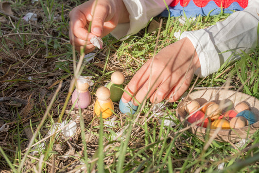 Grapat Wood Nins Babies Light 6pcs