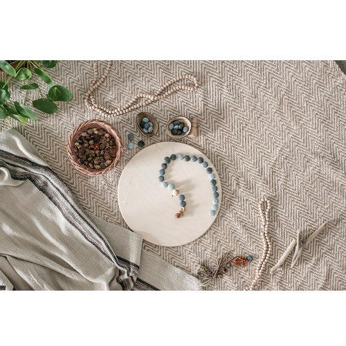 Grapat Wood Mandala Stones 36 pcs (Greys)