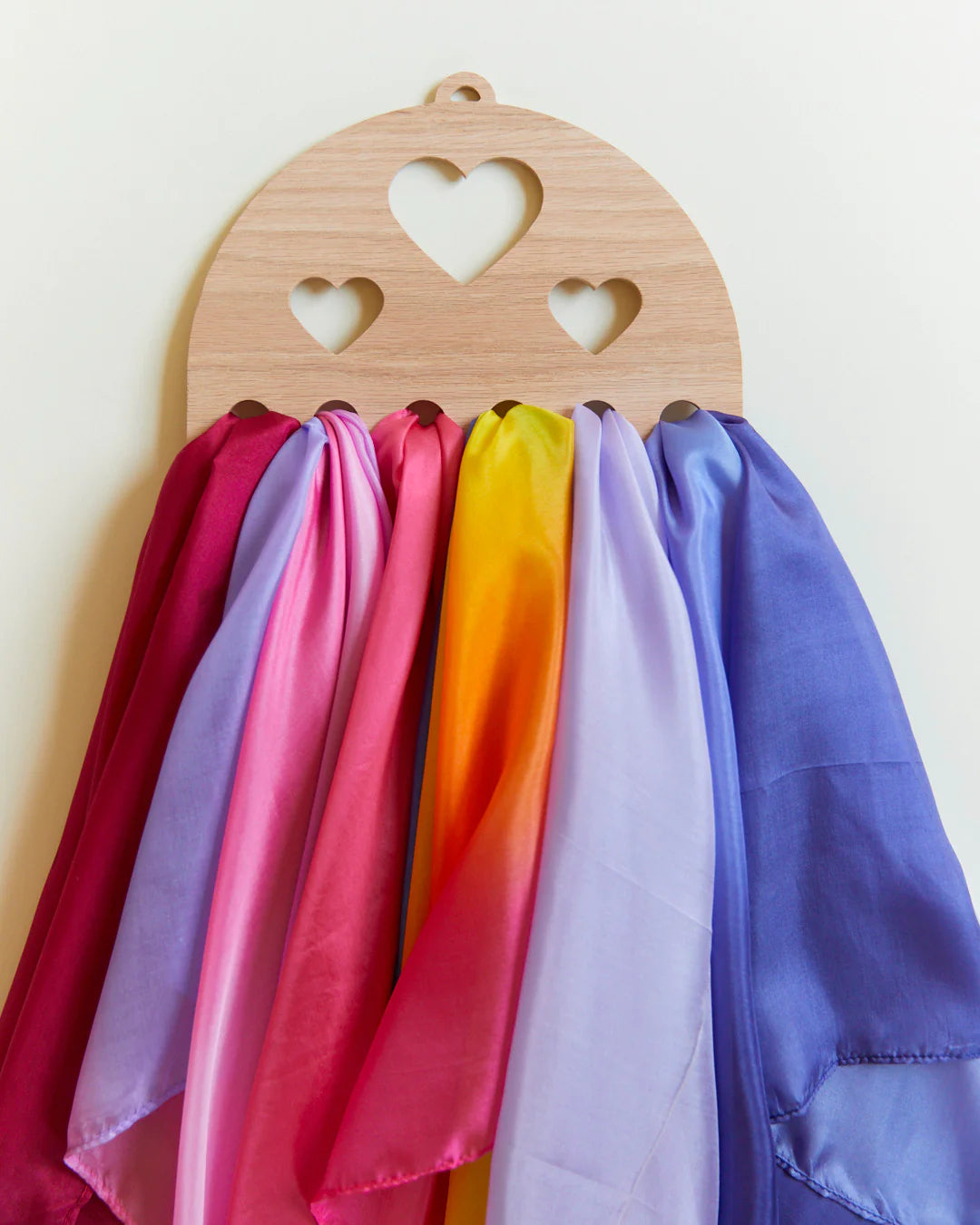 Sarah's Silks Heart Playsilk Display