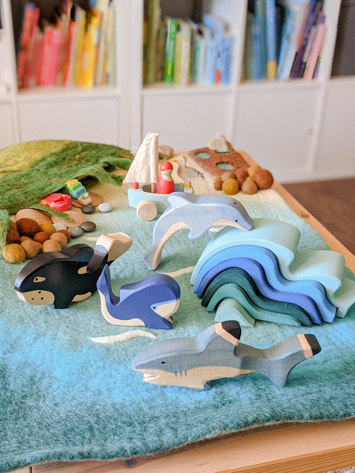 Large Sea and Rockpool Play Mat Playscape