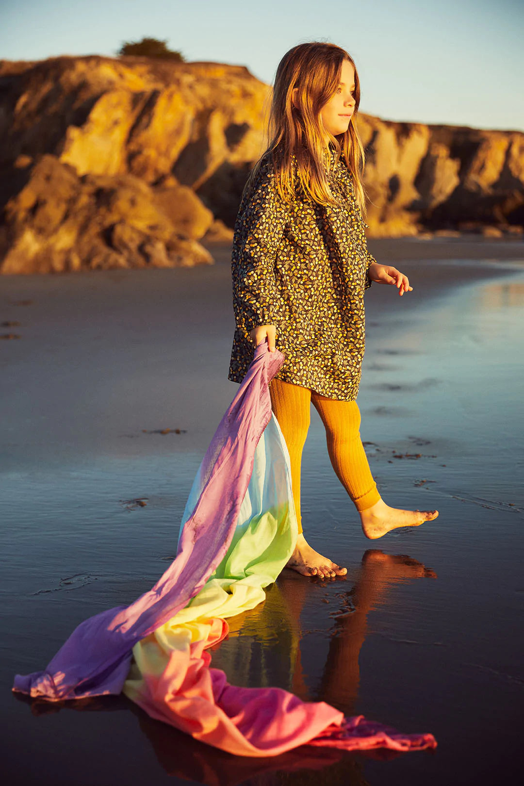 Sarah's Silks Rainbow Cotton Playcloth