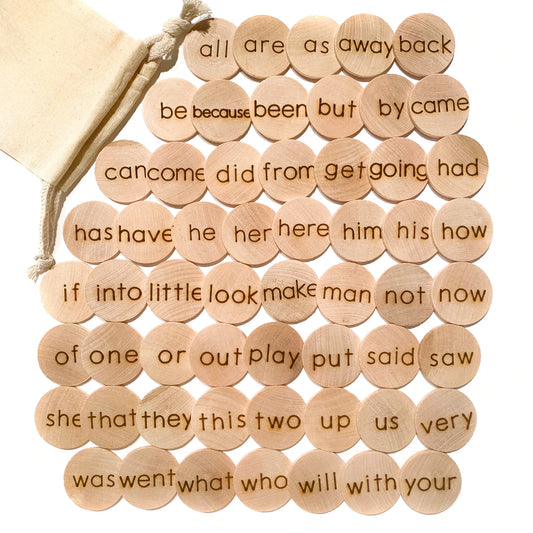 Grade 1 Sight Word Discs | Standard 57 Words