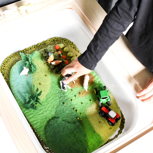 Small Farm Felt Play Mat Playscape