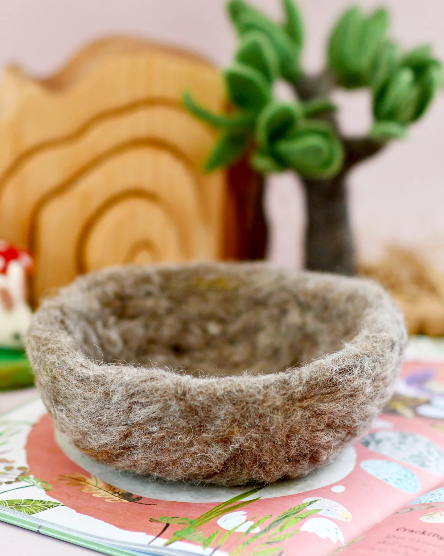Tara Treasures Felt Bird's Nest (Nest Only)