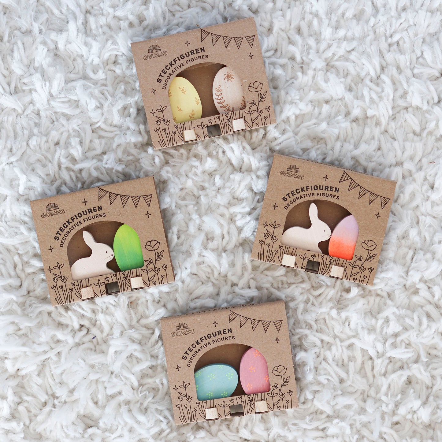 Grimm's Deco Eastereggs Ornamental Duo