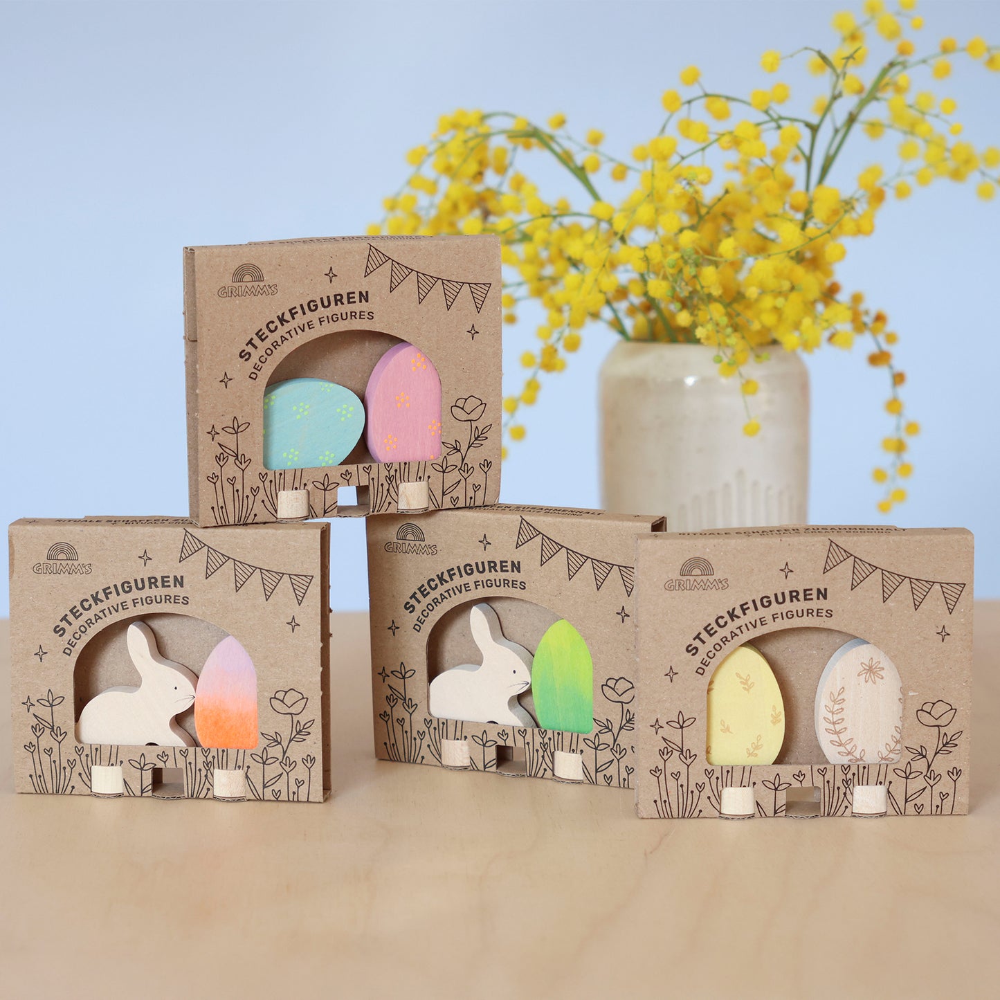 Grimm's Deco Eastereggs Ornamental Duo