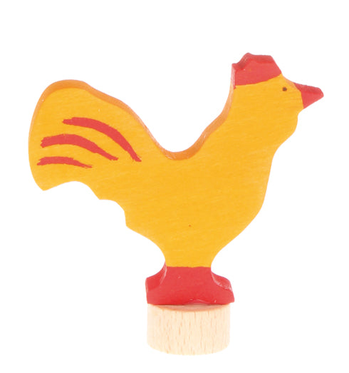 Grimm's Deco Rooster, Yellow