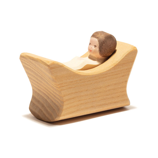 Ostheimer People - Child in Cradle 2 pieces