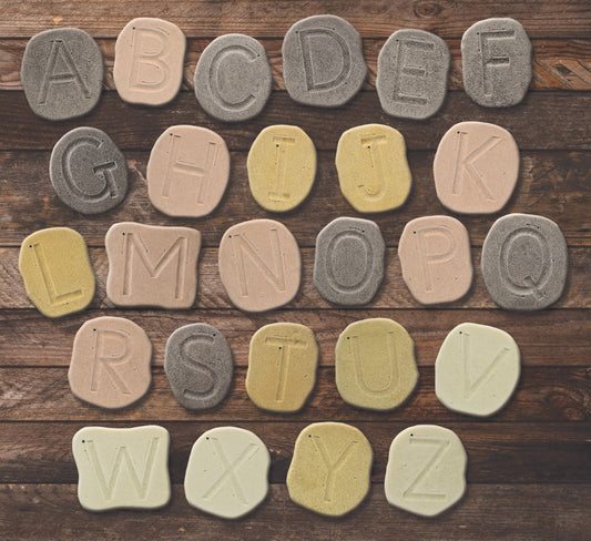 Feels-Write Uppercase Letter Stones