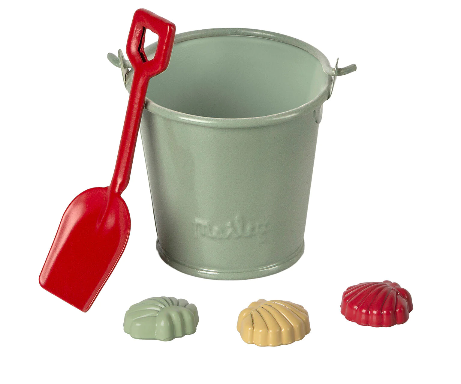 Maileg Beach set - Shovel, bucket and shells