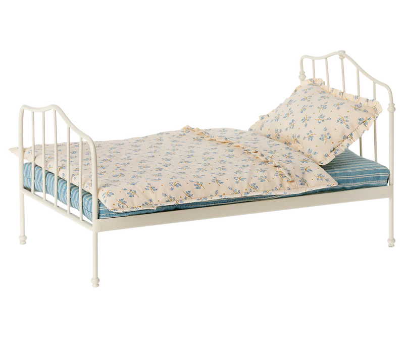 *PRESALE* Maileg Bed, Miniature - Blue (Teddy/Rabbit Size)