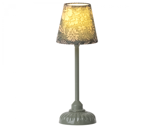 Maileg Vintage floor lamp, Small - Dark mint