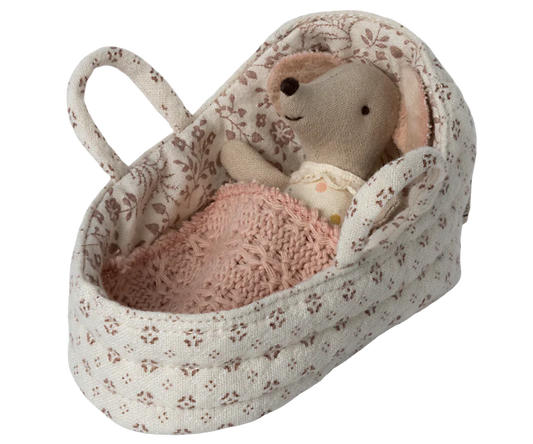 Maileg Carrycot, Baby mouse