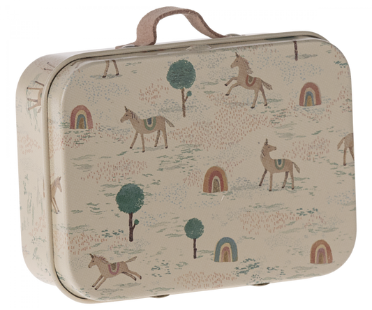 Maileg Suitcase, Micro - Des licornes