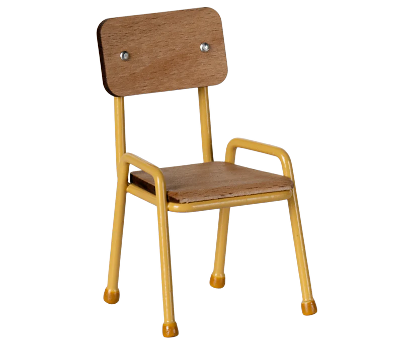 Maileg Chair, Mouse - Yellow