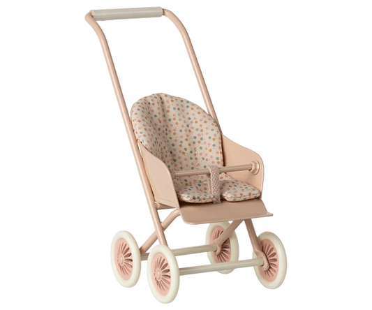 *PRESALE* Maileg Stroller, Micro - Powder (Bunny/Rabbit Size)