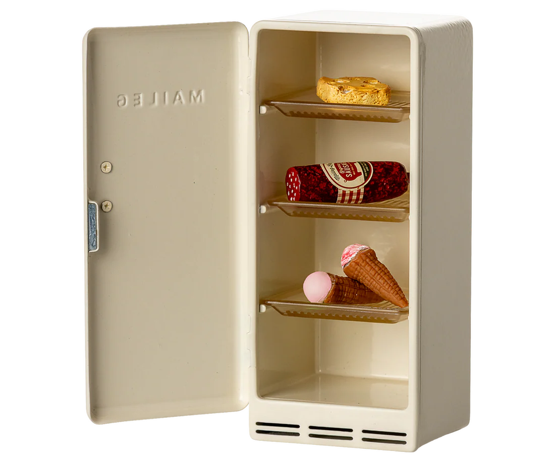 Maileg Fridge, Mouse - Off white