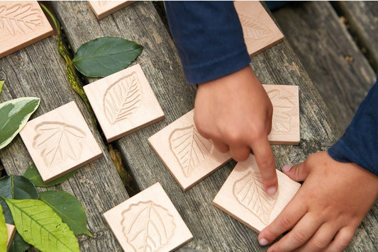 Match Me – Sensory Leaf Tiles