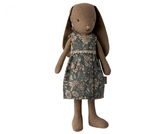 Maileg Bunny size 1 (8.27"), Brown - Dress
