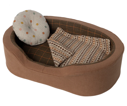 Maileg Dog basket - Brown