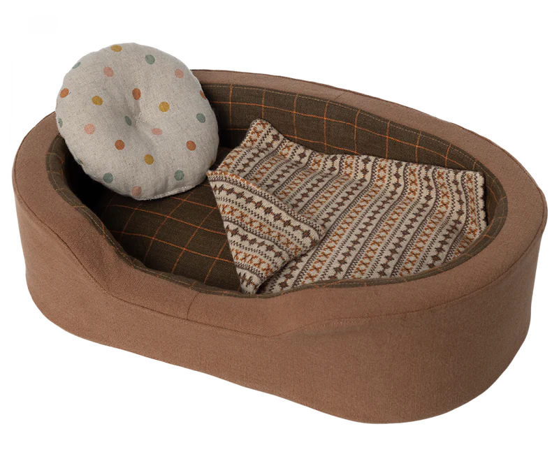 Maileg Dog basket - Brown